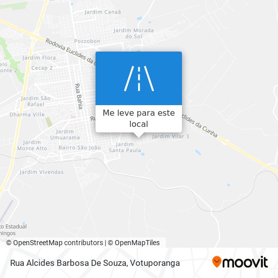 Rua Alcides Barbosa De Souza mapa