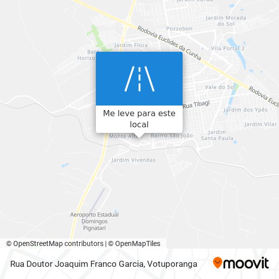 Rua Doutor Joaquim Franco Garcia mapa