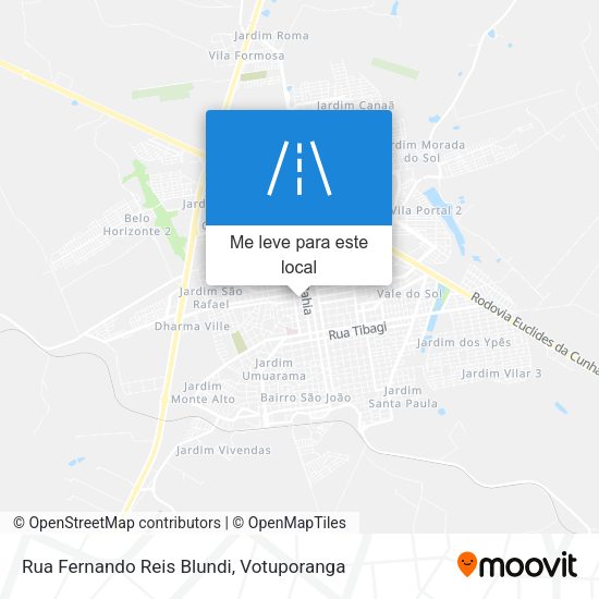 Rua Fernando Reis Blundi mapa
