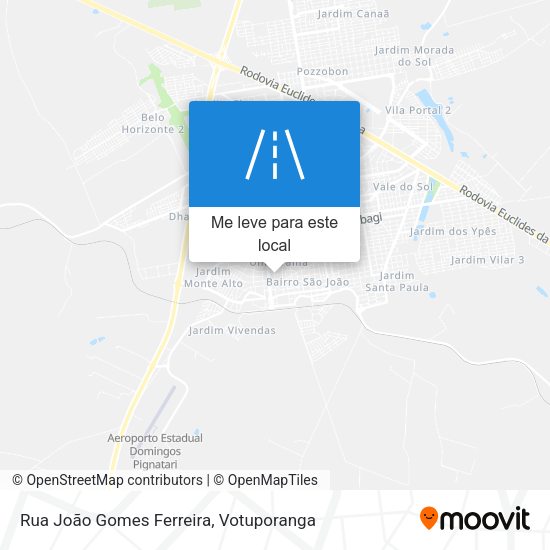 Rua João Gomes Ferreira mapa