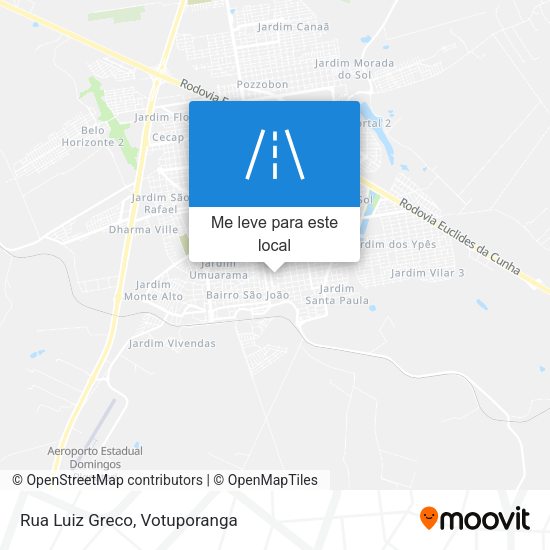 Rua Luiz Greco mapa
