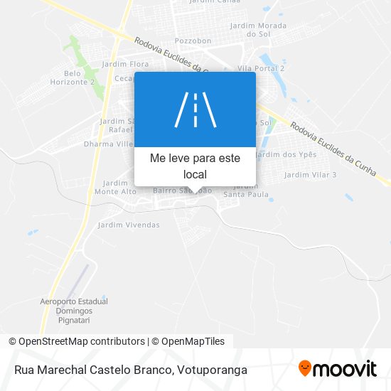 Rua Marechal Castelo Branco mapa