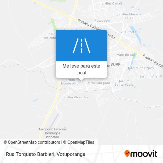 Rua Torquato Barbieri mapa