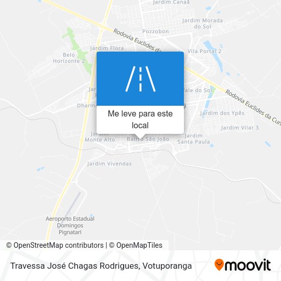 Travessa José Chagas Rodrigues mapa
