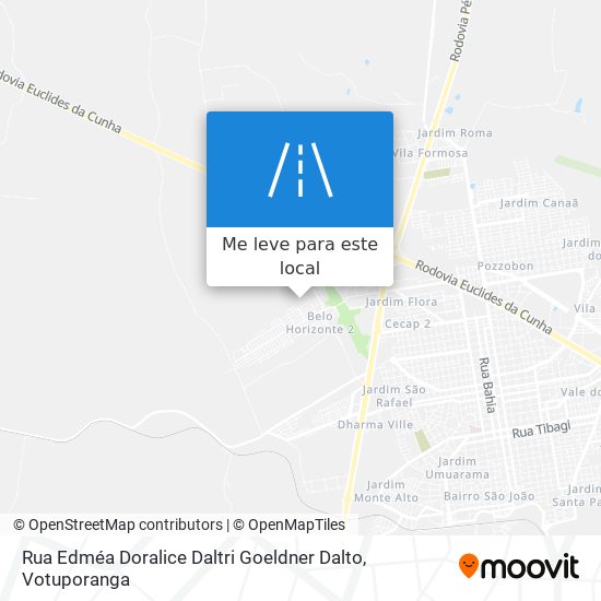 Rua Edméa Doralice Daltri Goeldner Dalto mapa