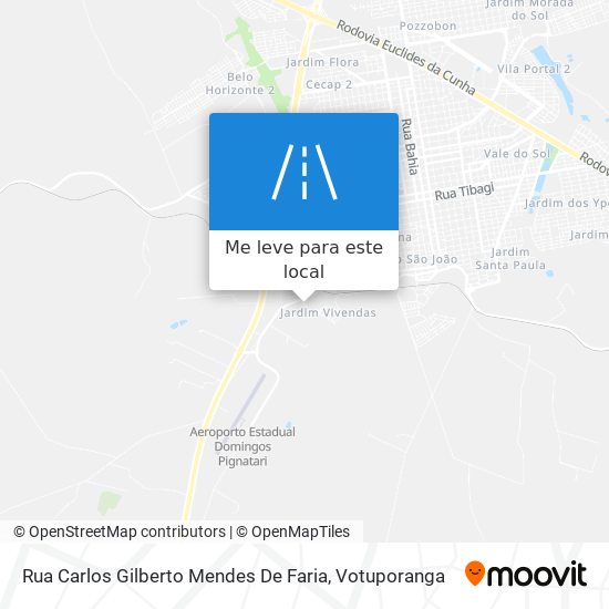 Rua Carlos Gilberto Mendes De Faria mapa