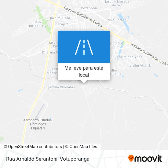Rua Arnaldo Serantoni mapa