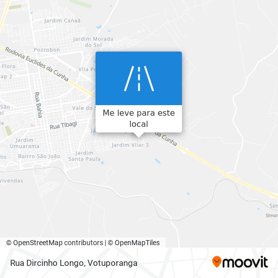 Rua Dircinho Longo mapa