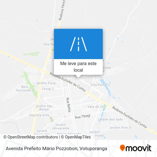 Avenida Prefeito Mário Pozzobon mapa