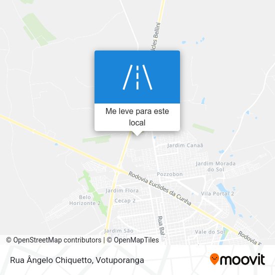 Rua Ângelo Chiquetto mapa