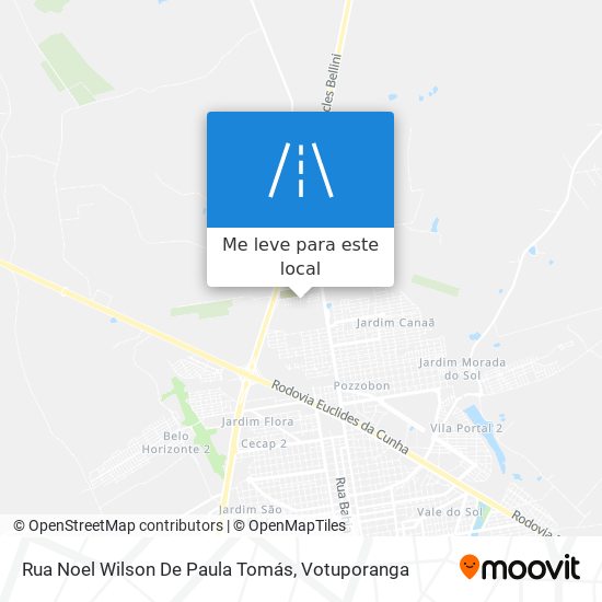 Rua Noel Wilson De Paula Tomás mapa