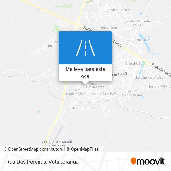 Rua Das Pereiras mapa