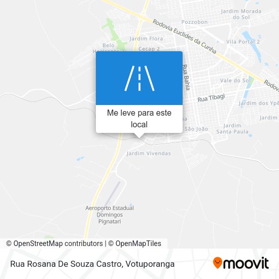Rua Rosana De Souza Castro mapa
