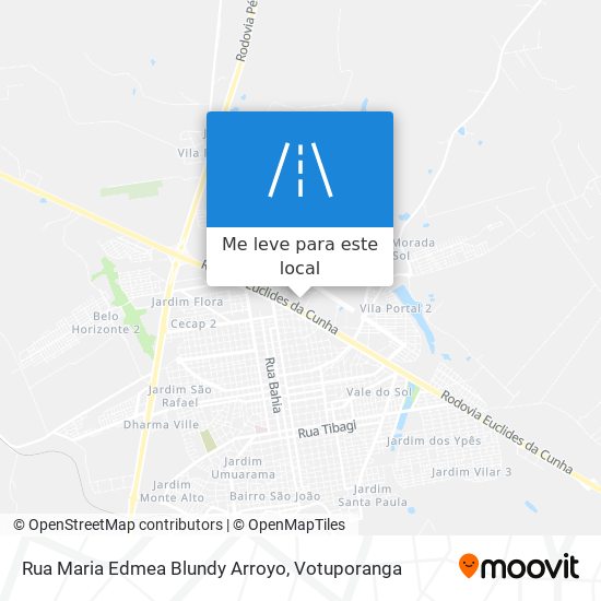 Rua Maria Edmea Blundy Arroyo mapa