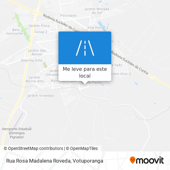 Rua Rosa Madalena Roveda mapa