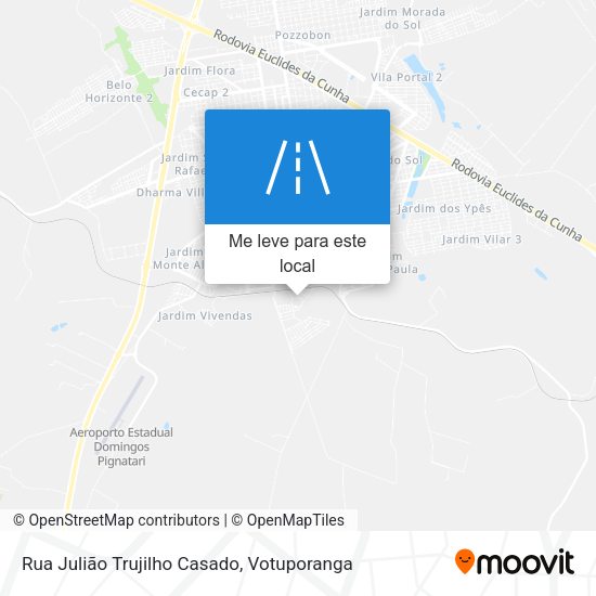 Rua Julião Trujilho Casado mapa