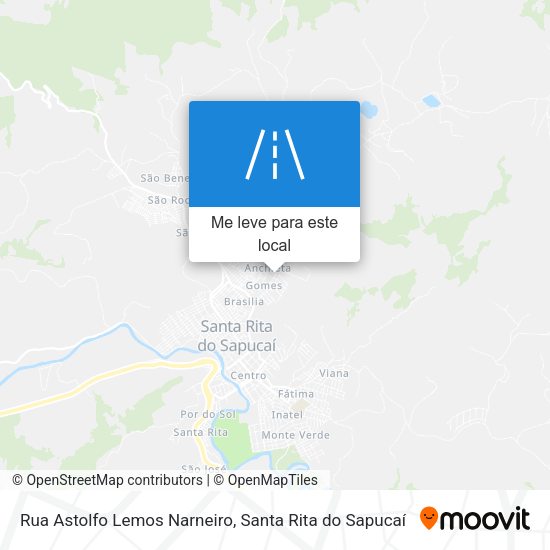 Rua Astolfo Lemos Narneiro mapa
