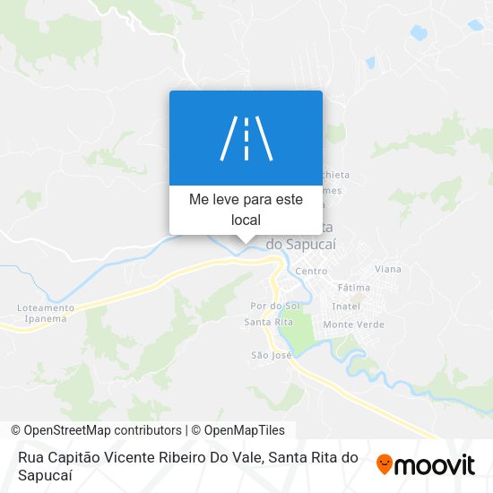 Rua Capitão Vicente Ribeiro Do Vale mapa