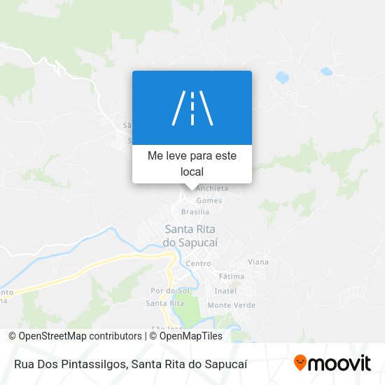 Rua Dos Pintassilgos mapa