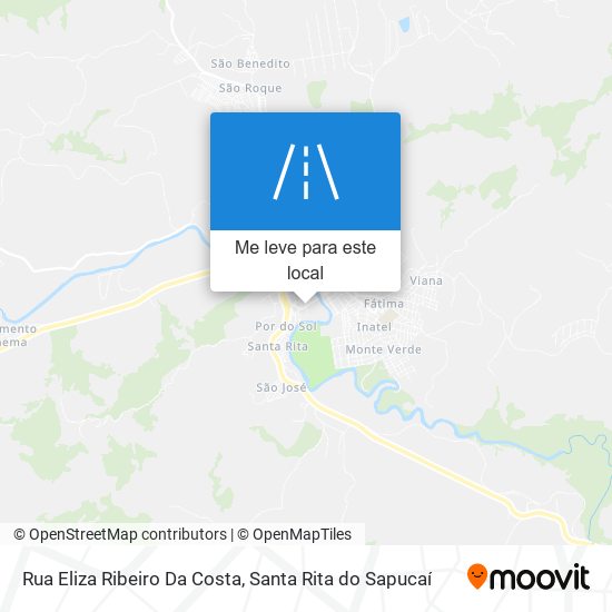 Rua Eliza Ribeiro Da Costa mapa