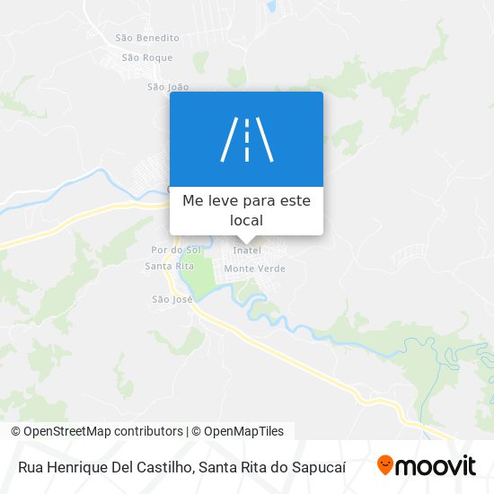 Rua Henrique Del Castilho mapa