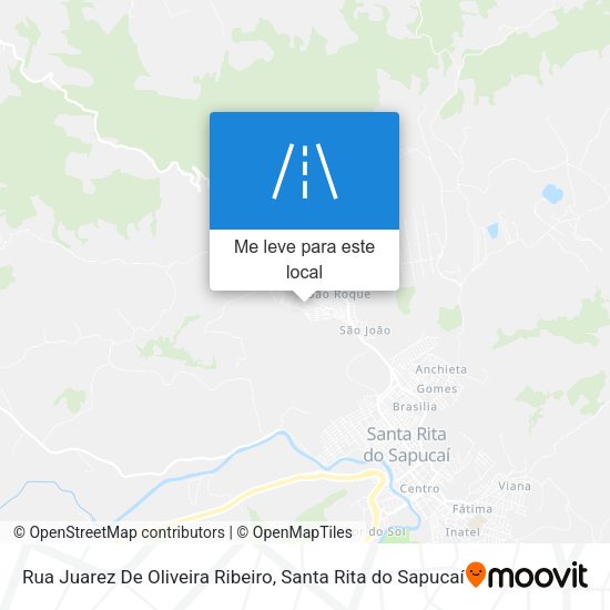 Rua Juarez De Oliveira Ribeiro mapa