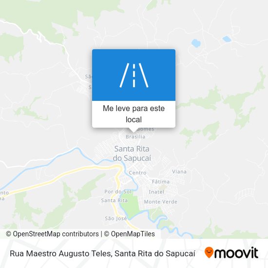 Rua Maestro Augusto Teles mapa