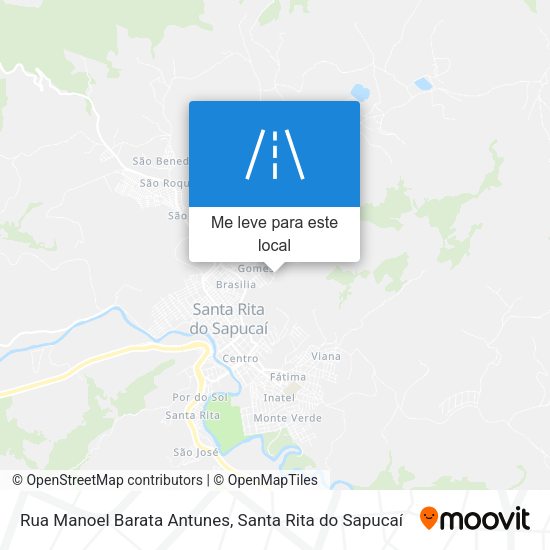 Rua Manoel Barata Antunes mapa