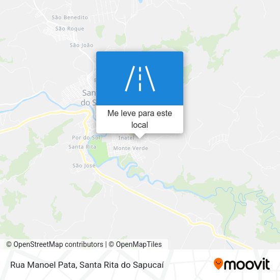 Rua Manoel Pata mapa