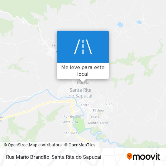 Rua Mario Brandão mapa