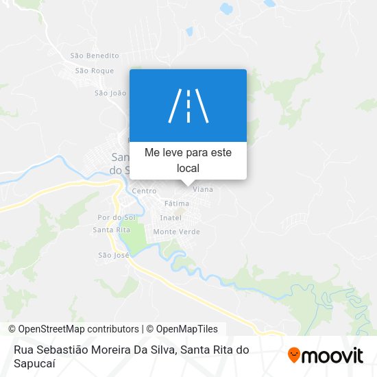 Rua Sebastião Moreira Da Silva mapa