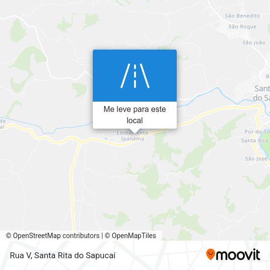 Rua V mapa