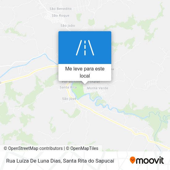 Rua Luíza De Luna Dias mapa