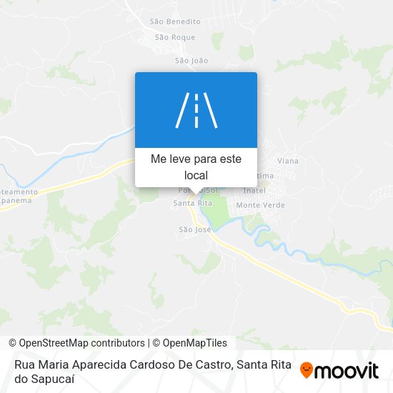 Rua Maria Aparecida Cardoso De Castro mapa