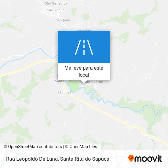 Rua Leopoldo De Luna mapa