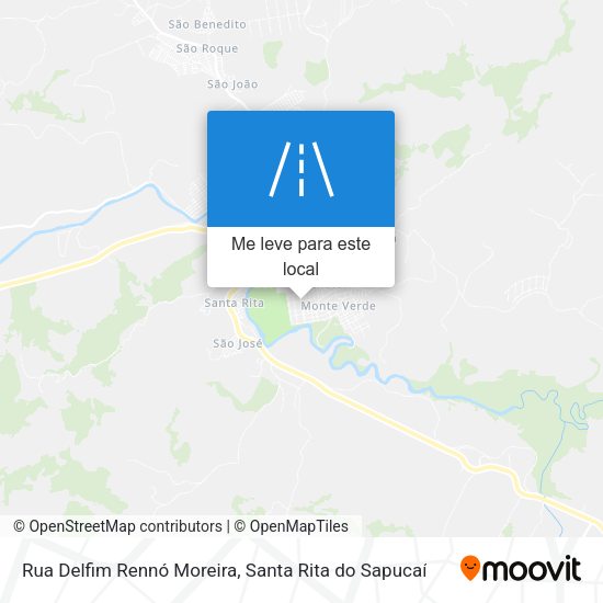 Rua Delfim Rennó Moreira mapa