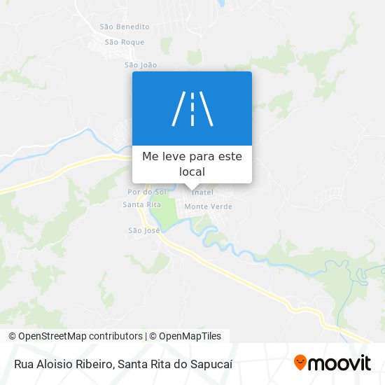 Rua Aloisio Ribeiro mapa