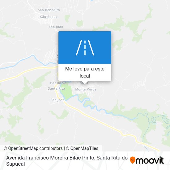 Avenida Francisco Moreira Bilac Pinto mapa