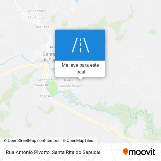 Rua Antonio Pivotto mapa