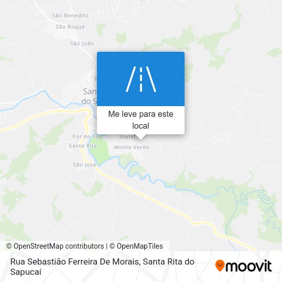 Rua Sebastião Ferreira De Morais mapa