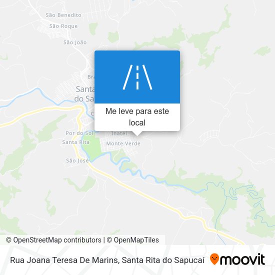 Rua Joana Teresa De Marins mapa