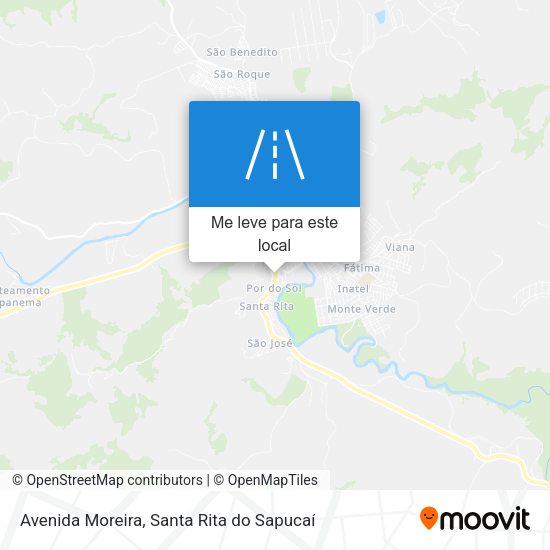 Avenida Moreira mapa