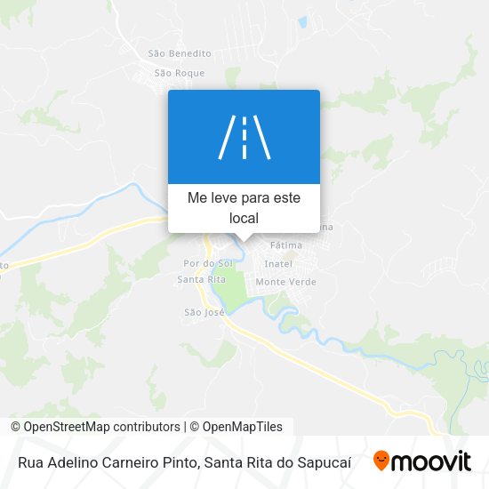 Rua Adelino Carneiro Pinto mapa