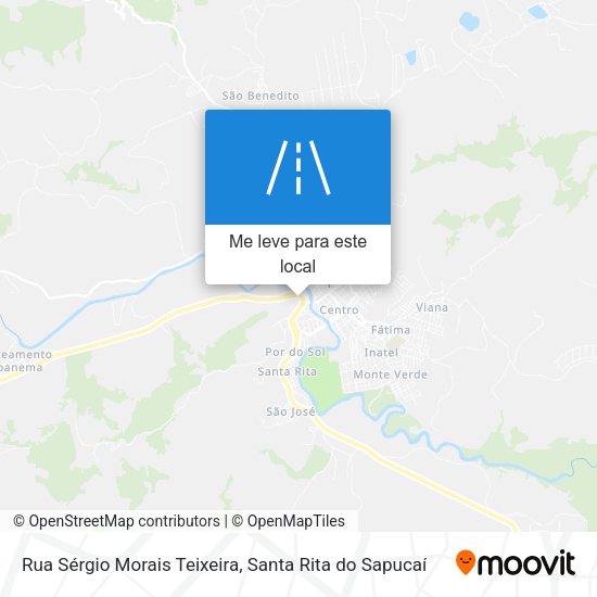 Rua Sérgio Morais Teixeira mapa