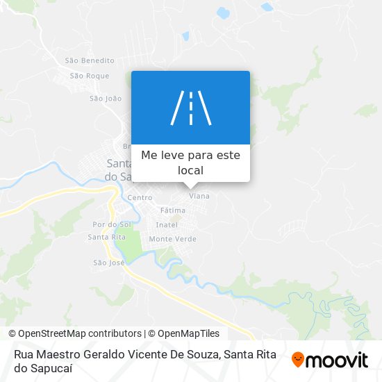 Rua Maestro Geraldo Vicente De Souza mapa