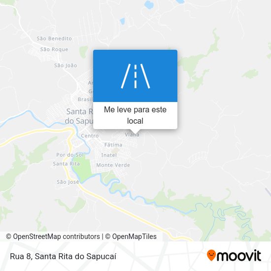 Rua 8 mapa