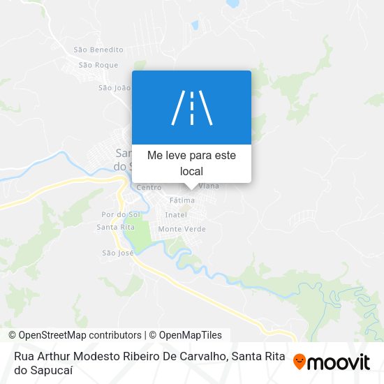 Rua Arthur Modesto Ribeiro De Carvalho mapa