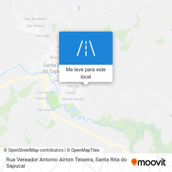 Rua Vereador Antonio Airton Teixeira mapa