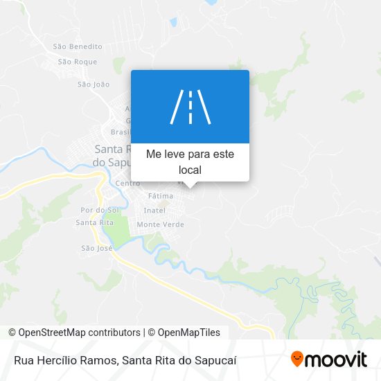 Rua Hercílio Ramos mapa