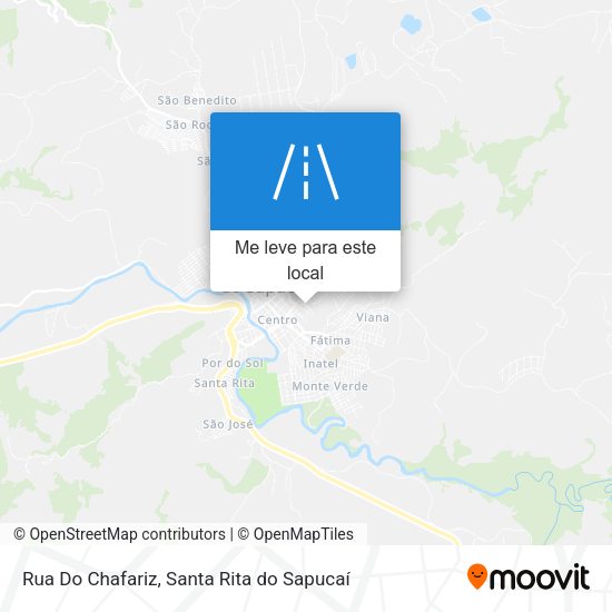 Rua Do Chafariz mapa
